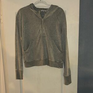 JoyLab Women's Heathered Gray Hoodie Sweatshirt